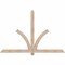 Ekena Millwork Redmond Smooth Timber Gable Bracket, Douglas Fir, 72"W x 48"H x 3 1/2"D x 3 1/2"F, 16/12 Pitch GBW072X48X0404RED00SDF - alternate 1